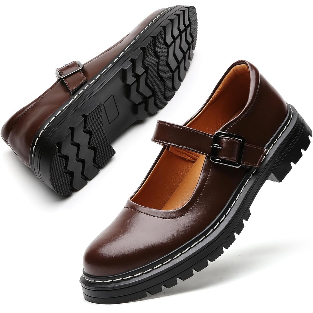 Mary Jane Shoes Women Platform Non-Slip Classics Round
